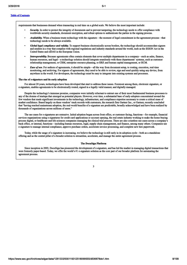 DocuSign S-1 | Interactive Prospectus - Page 8