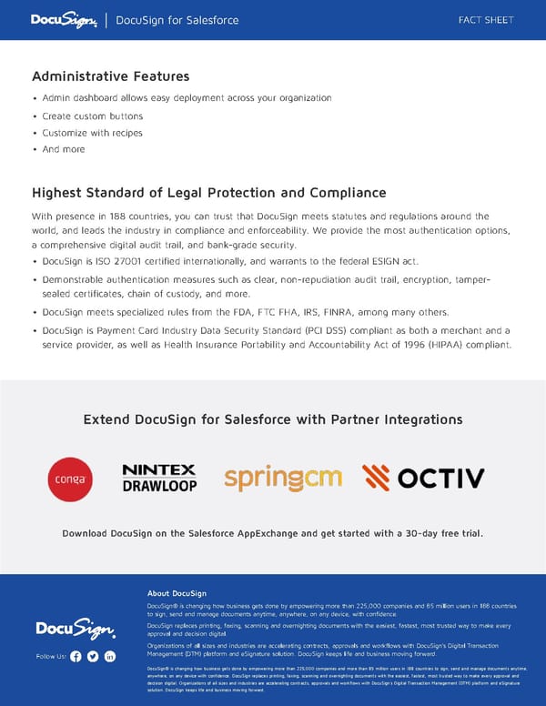 DocuSign for Salesforce - Page 2